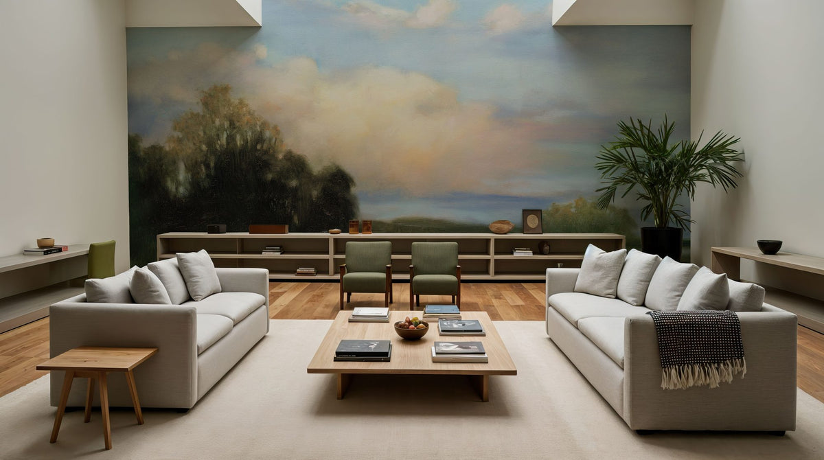 Riverside Reverie Mural Wallpaper - room preview 03
