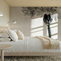 Wonderful Wildflowers VI Neutral Mural Wallpaper - room preview 03