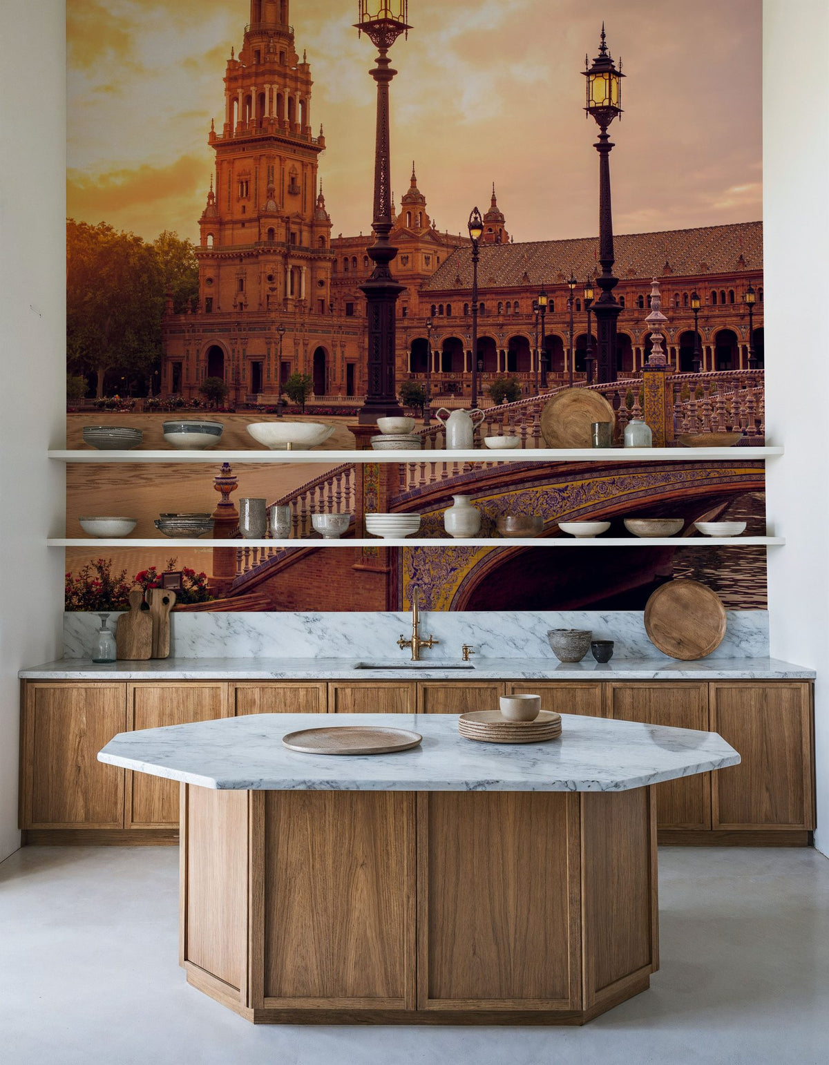 Seville Sunset Mural Wallpaper - room preview 03