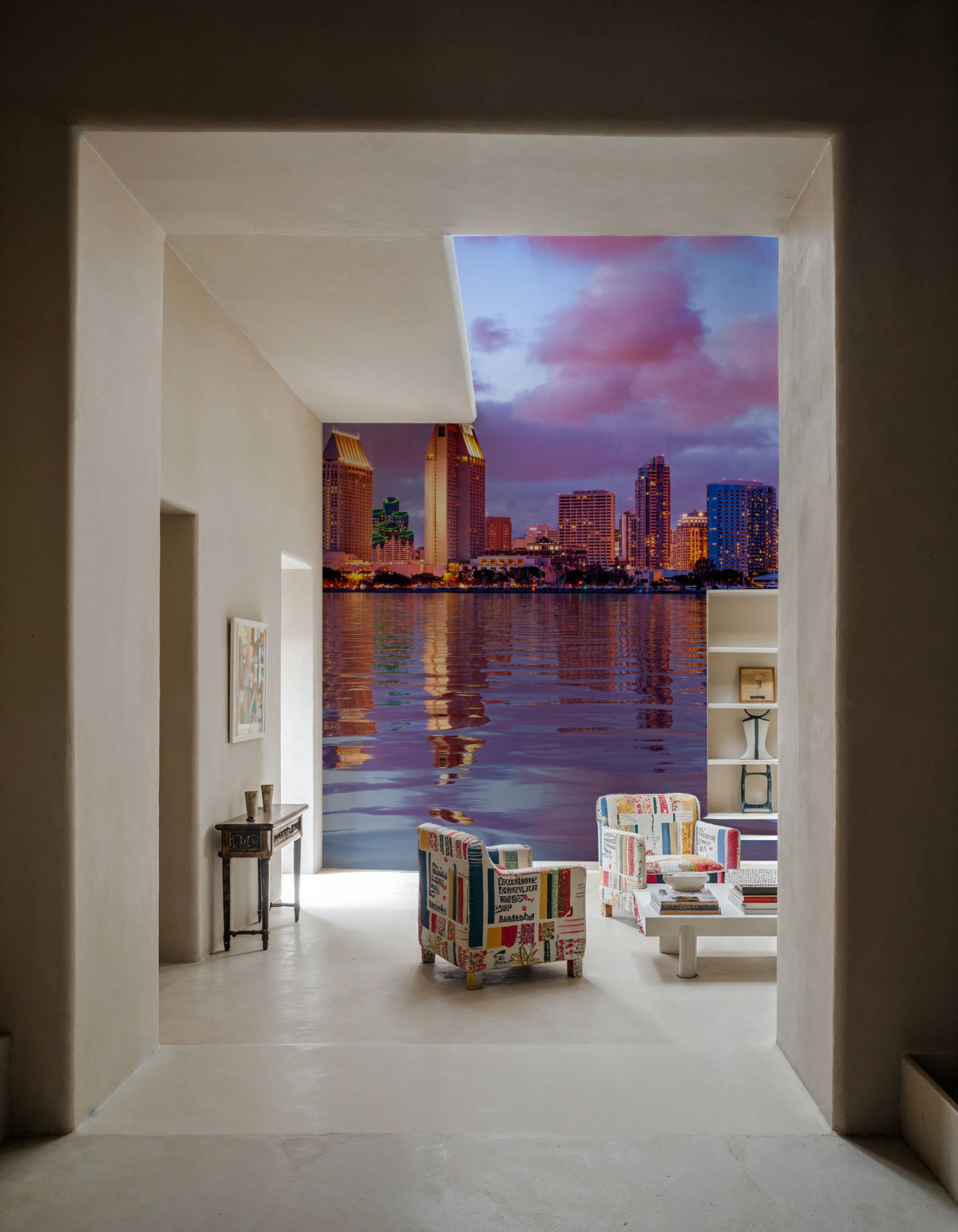 San Diego Skyline Mural Wallpaper - room preview 03