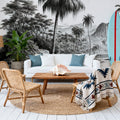 Tropical Riverbank Mural Wallpaper - room preview 03