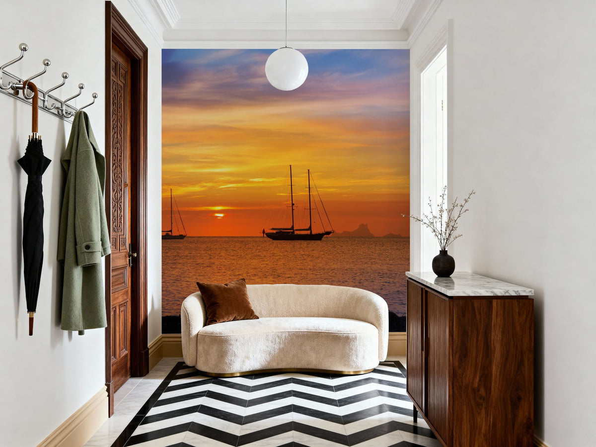 Ibiza Sunset Mural Wallpaper - room preview 03