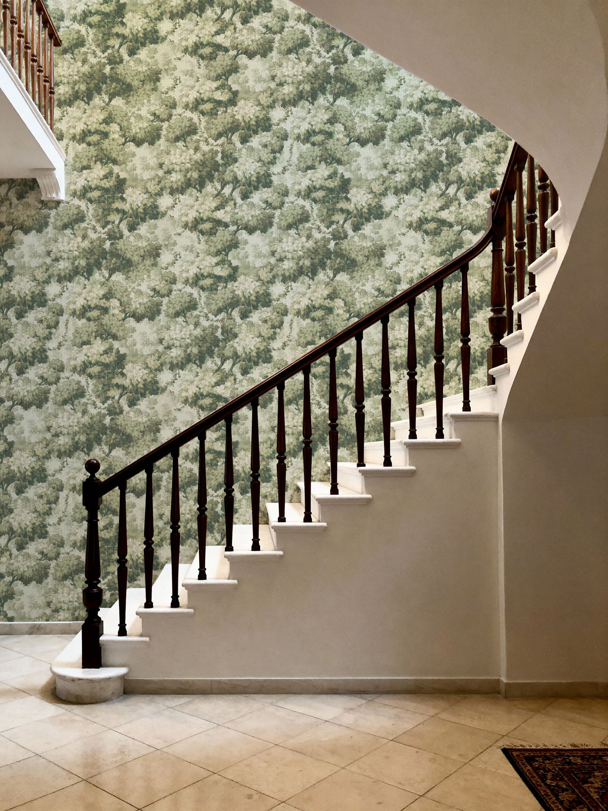 Greenwood Linden, Fresh Green Mural Wallpaper - room preview 03