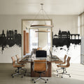 Saint-Étienne France Skyline Black & White Mural Wallpaper - room preview 03