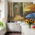 Kayaks Ready Mural Wallpaper - room preview 03
