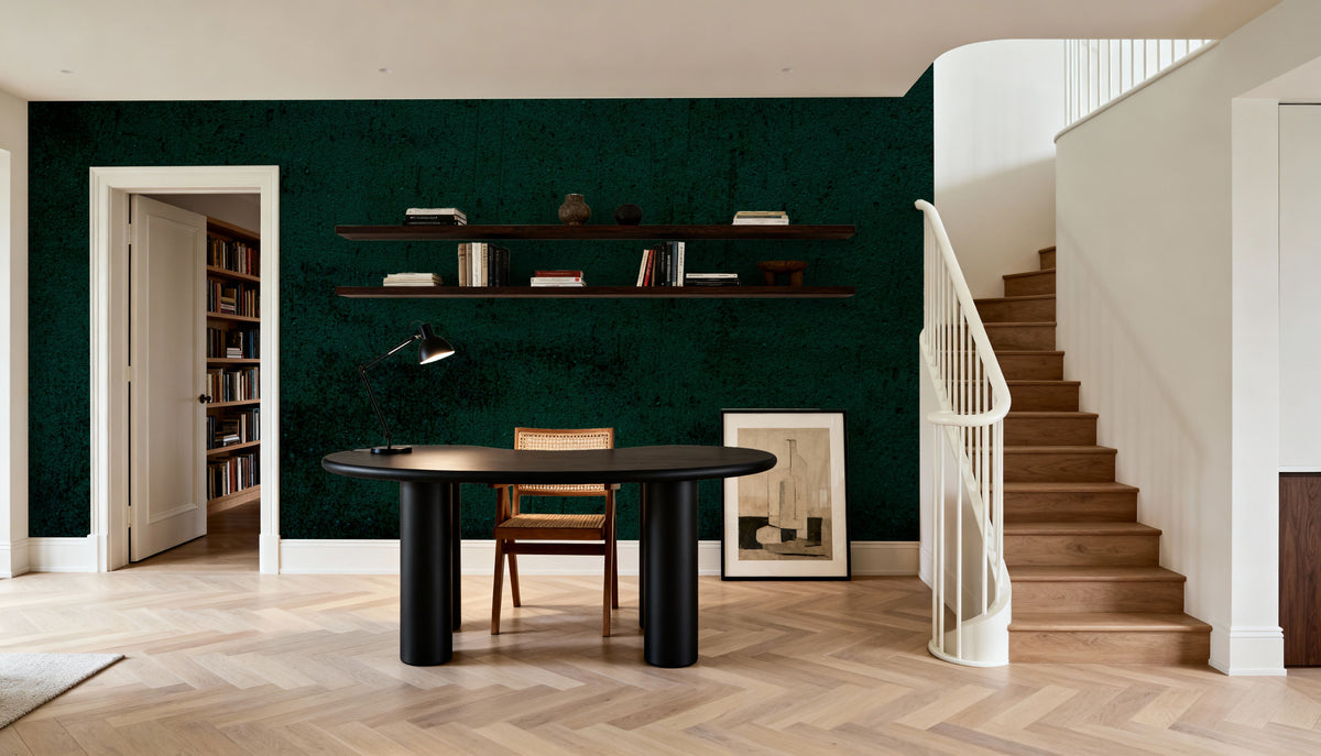 Teal Textures Mural Wallpaper - room preview 03