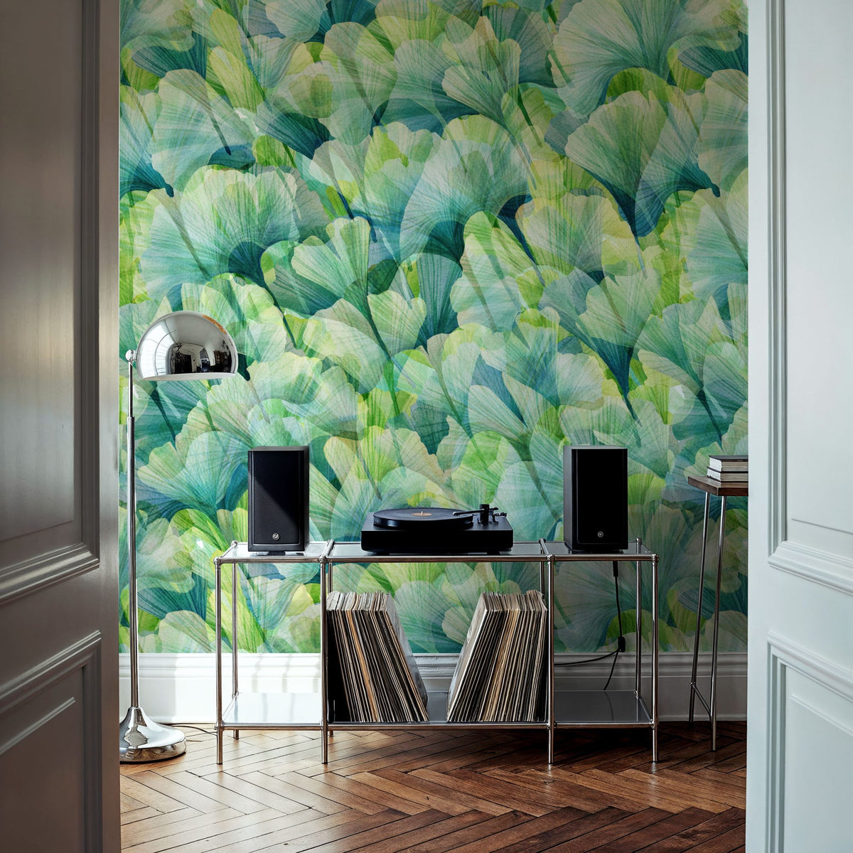 Ginkgo Cascade Mural Wallpaper - room preview 03