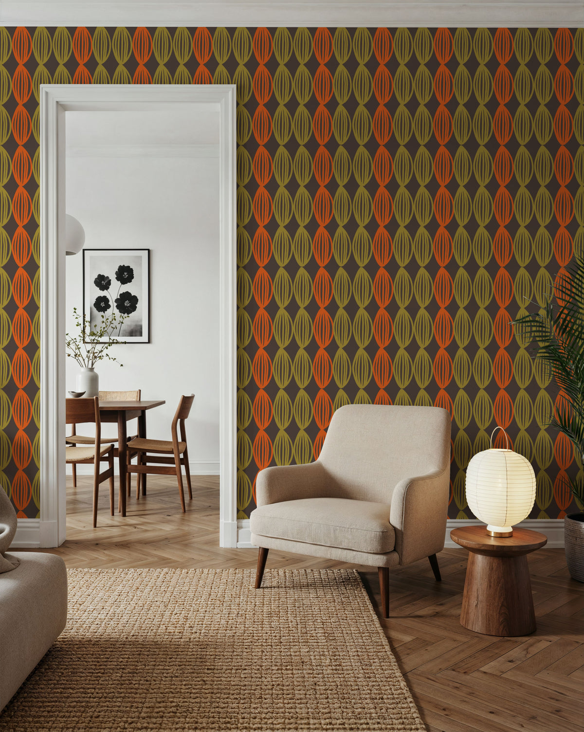 New Harvest Big Mural Wallpaper - room preview 03