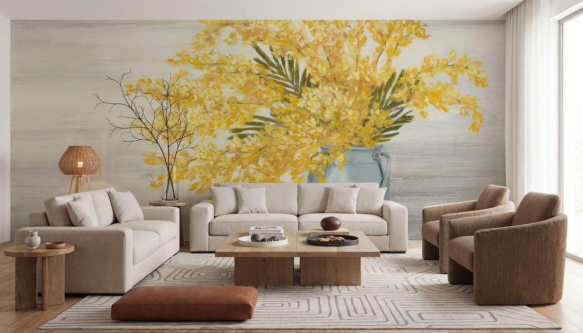 Golden Fall Mural Wallpaper - room preview 03