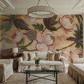 Garden Peonies II Mural Wallpaper - room preview 03