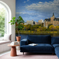 Saskatoon Skyline Mural Wallpaper - room preview 03