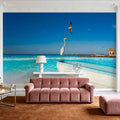 Egret Harbor Mural Wallpaper - room preview 03