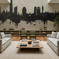 Santiago De Chile Skyline Concrete Mural Wallpaper - room preview 03