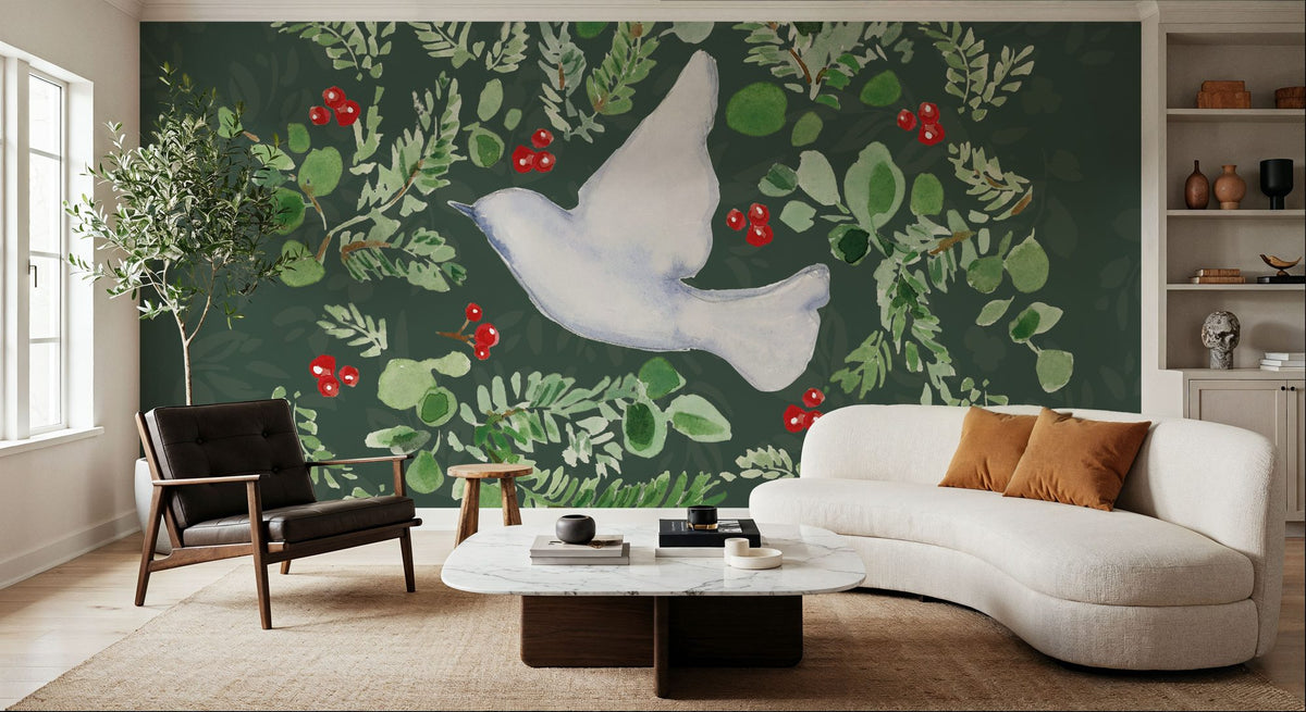 Nordic Winter IV Mural Wallpaper - room preview 03