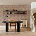 Flower Blush Dusty Pink Mural Wallpaper - room preview 03