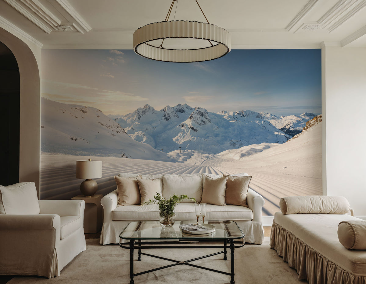 Ski Day Mural Wallpaper - room preview 03
