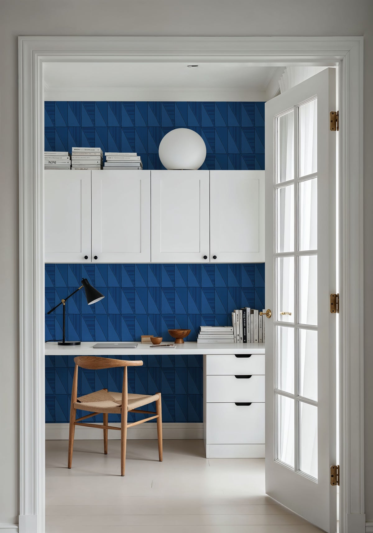 Seafood Shanty Blue III Mural Wallpaper - room preview 03