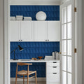 Seafood Shanty Blue III Mural Wallpaper - room preview 03