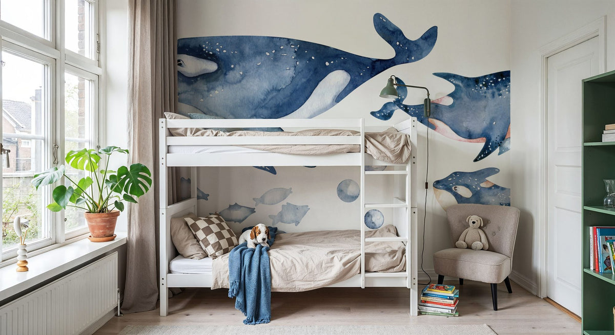 Dwellpaper Whale Song Mural Wallpaper image 3