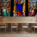 Vitrail Light Mural Wallpaper - room preview 03