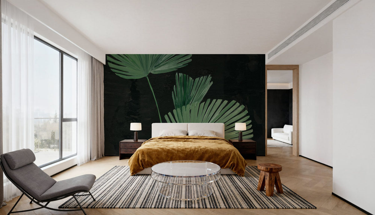 Palm Study Mural Wallpaper - room preview 03