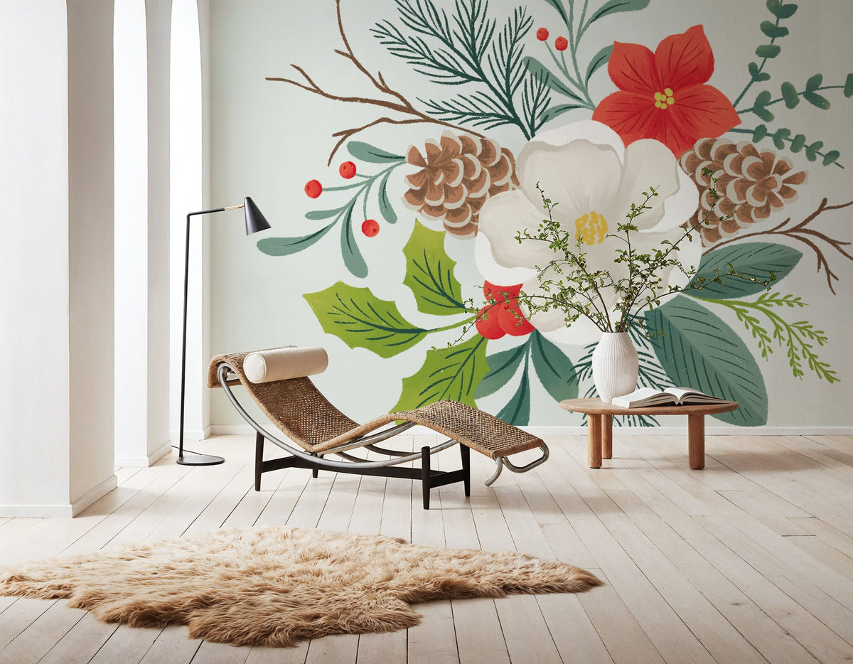 Winter Arrangements II Mural Wallpaper - room preview 03