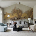 Bright Autumn Reflection Mural Wallpaper - room preview 03