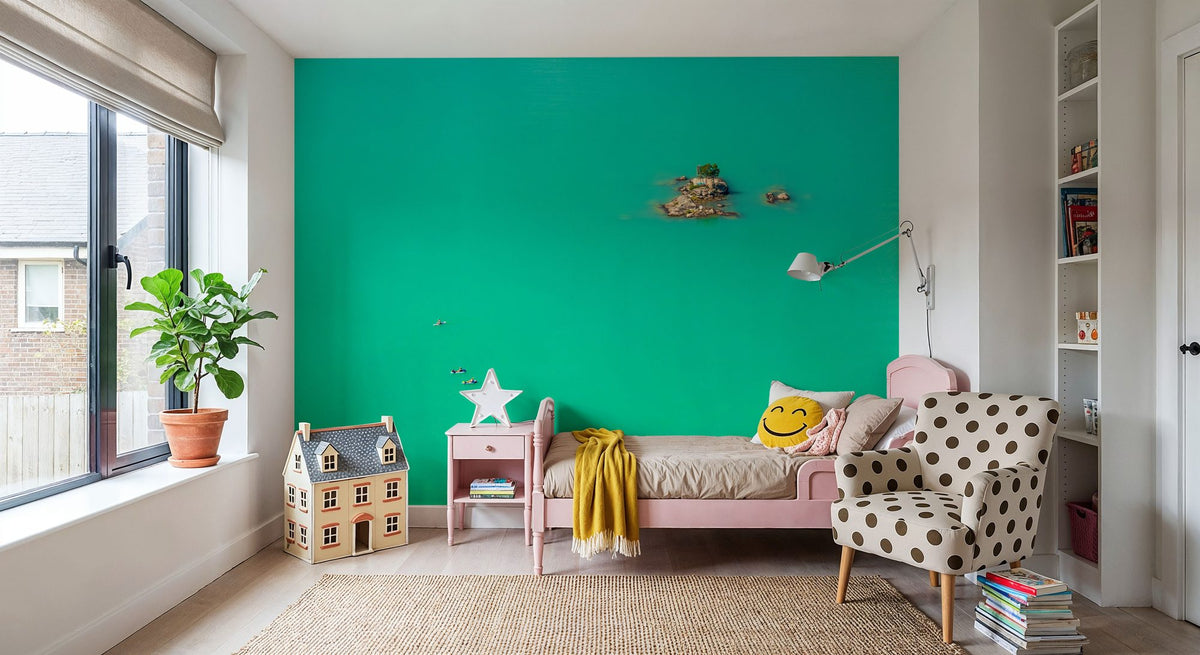 Day At the Lake Mural Wallpaper - room preview 03