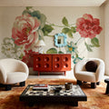 Elegant Floral II Mural Wallpaper - room preview 03