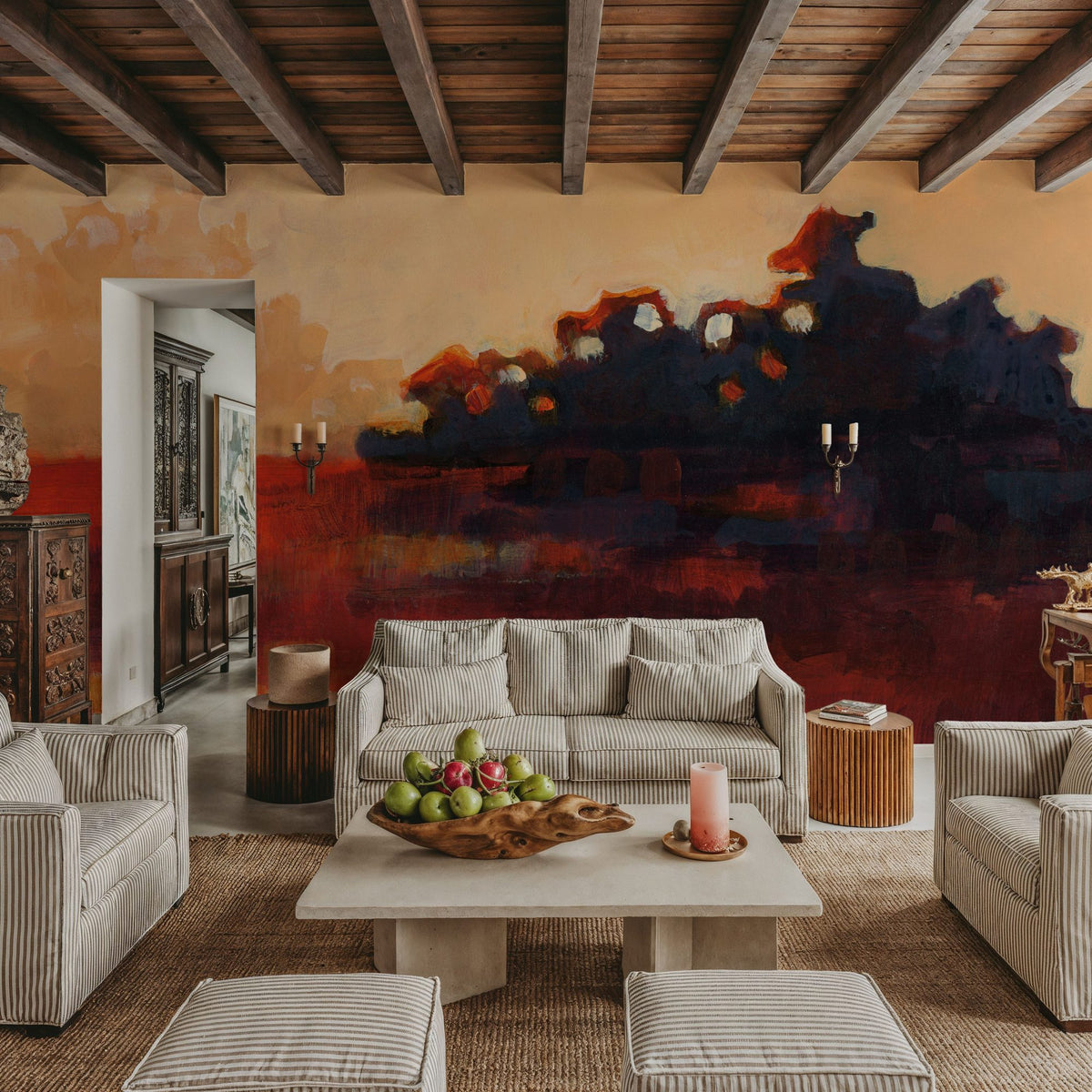 Sunset Glow Mural Wallpaper - room preview 03