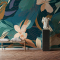 Manga Floral Mural Wallpaper - room preview 03