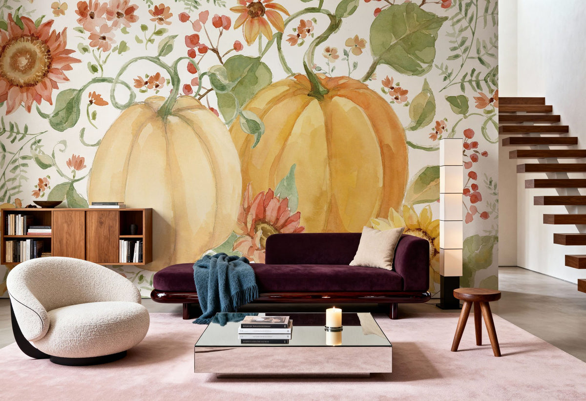 Fall Cottage Garden IV Mural Wallpaper - room preview 03