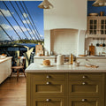Urban Bridge Crossing Mural Wallpaper - room preview 03