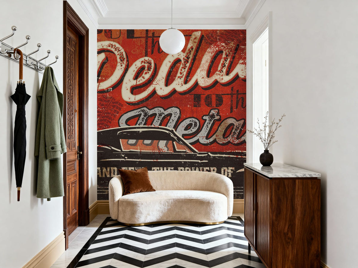 Street Machines I Mural Wallpaper - room preview 03