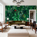 Botanical Cascade Mural Wallpaper - room preview 03