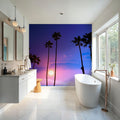 Huntington Beach Sunset Mural Wallpaper - room preview 03