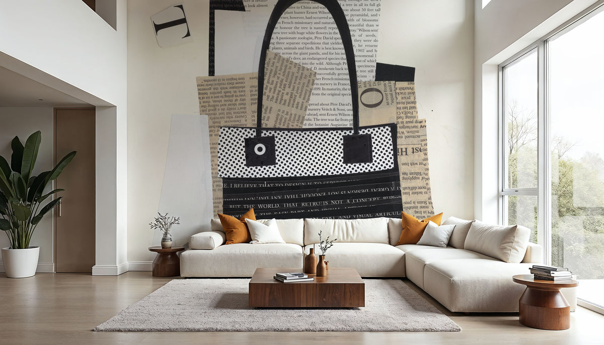 Paper Bag I Mural Wallpaper - room preview 03
