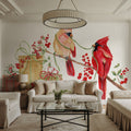 Winterberry Tidings V Mural Wallpaper - room preview 03