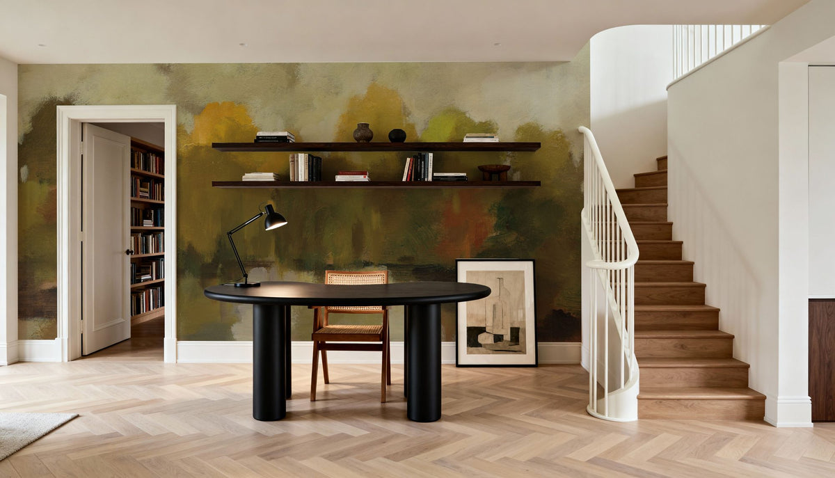 Fall Willows Mural Wallpaper - room preview 03