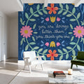 Bloom Bright IV Mural Wallpaper - room preview 03