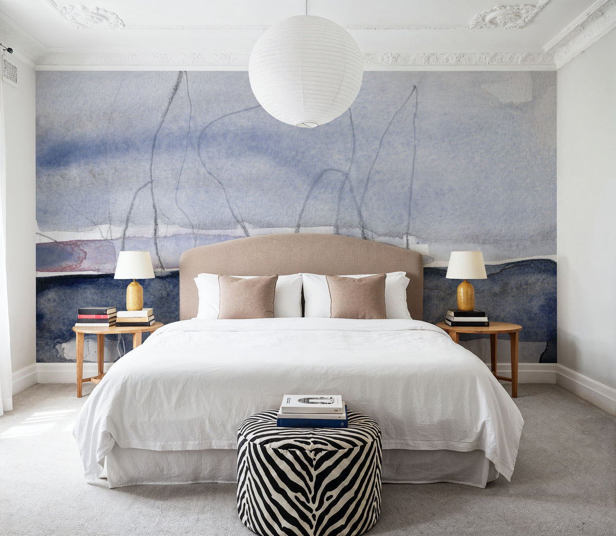 Grey Skies I Mural Wallpaper - room preview 03