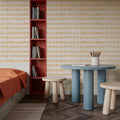Coastal Leaning Yellow Mural Wallpaper - room preview 03