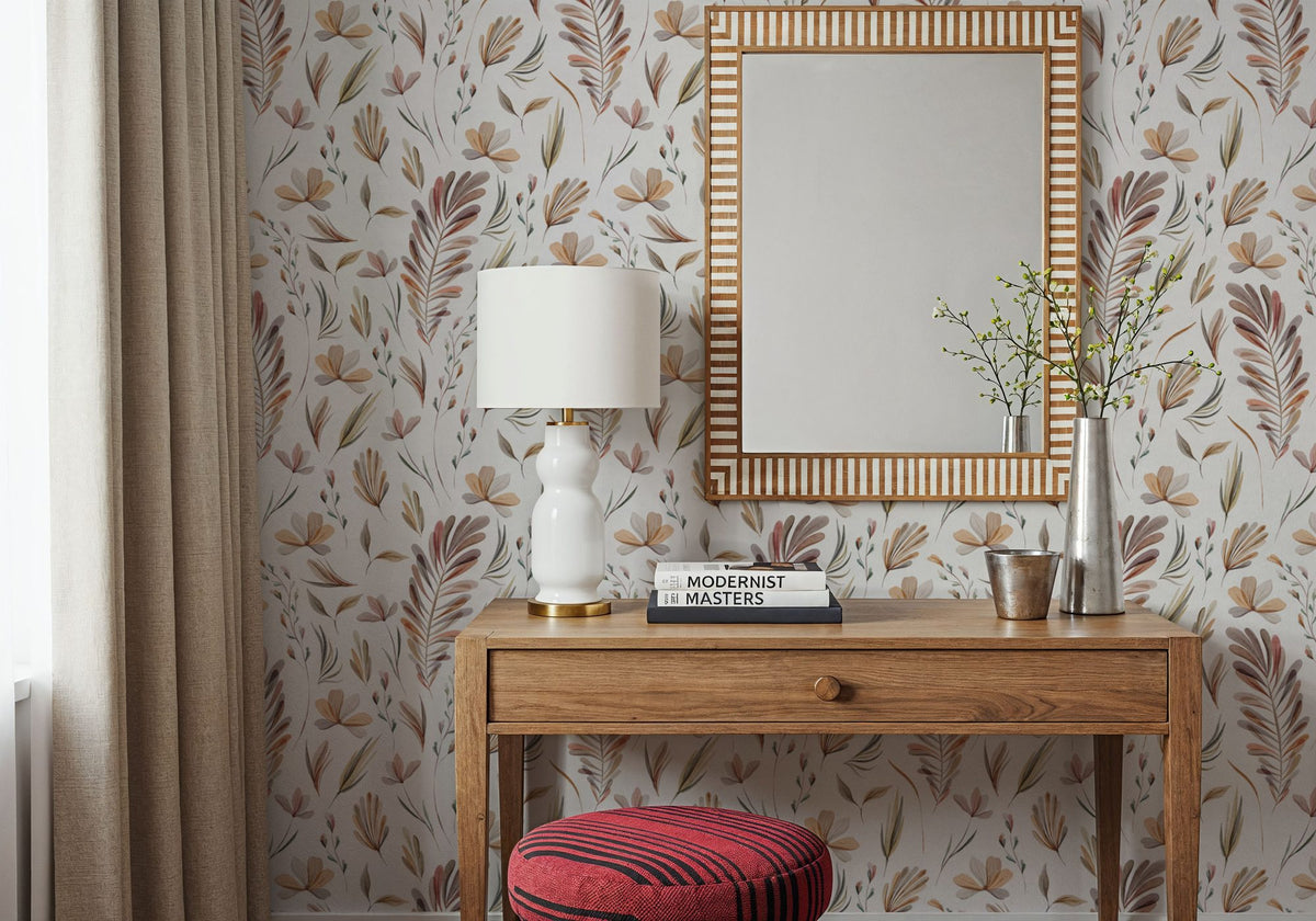 Leaves of Cedeira Mural Wallpaper - room preview 03