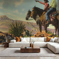 Greetings From Colorado Cowboys Mural Wallpaper - room preview 03