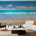 Mediterranean Beach Mural Wallpaper - room preview 03