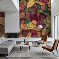 Fall Color Burst Mural Wallpaper - room preview 03
