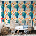 Monstera Love Mural Wallpaper - room preview 03