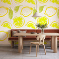 Summer Lemon Love Mural Wallpaper - room preview 03