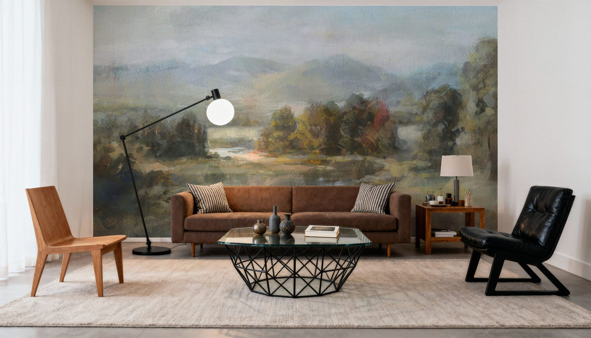 Valley River Mural Wallpaper - room preview 03