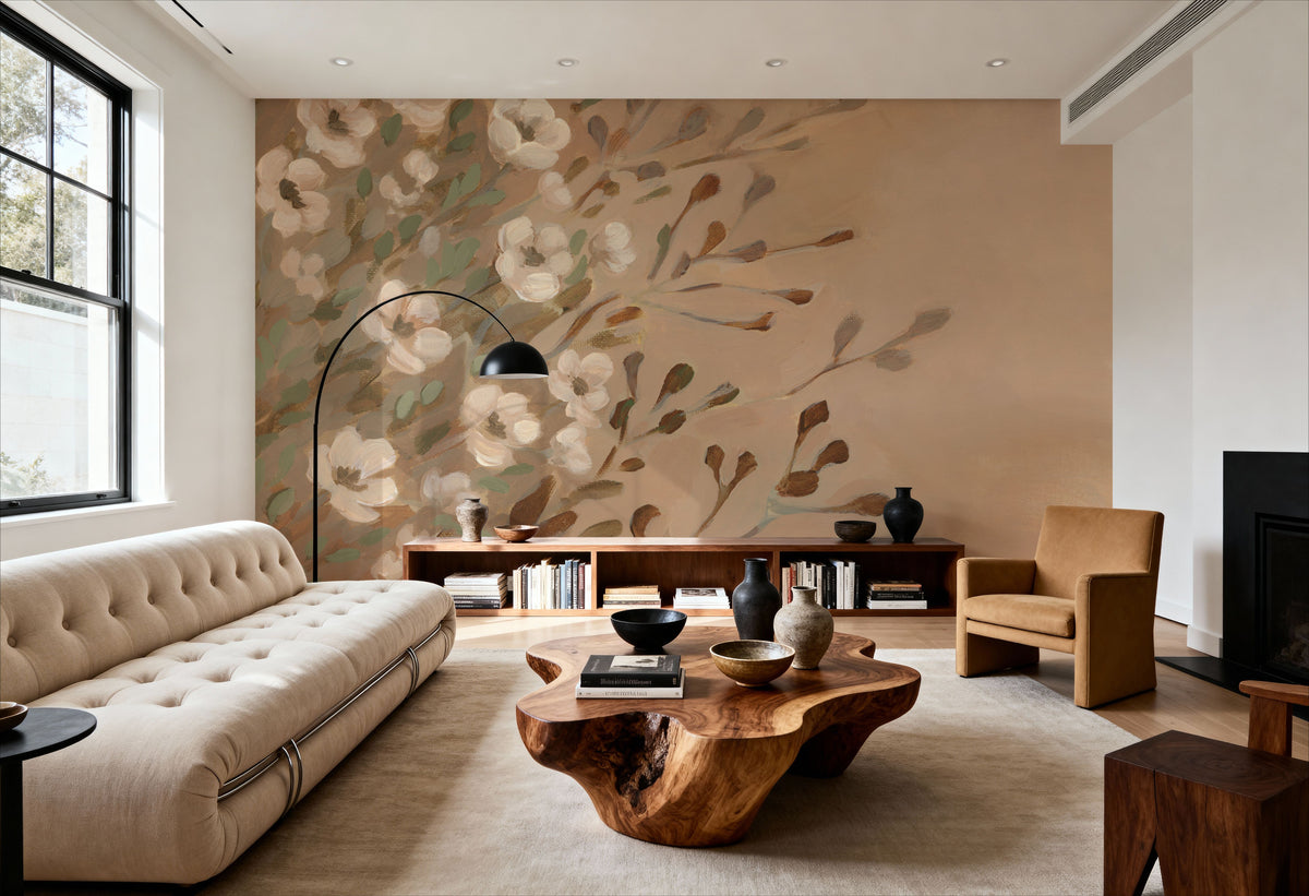 Fawn Meadow Mural Wallpaper - room preview 03
